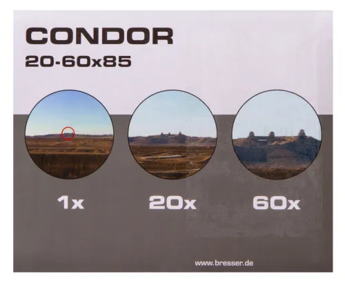 a képen:  Bresser Condor 20-60x85 figyelőtávcső,  20
