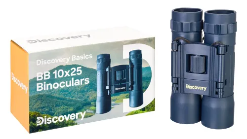 a fotón:  Levenhuk Discovery Basics BB 10x25 kétszemes távcső,  10