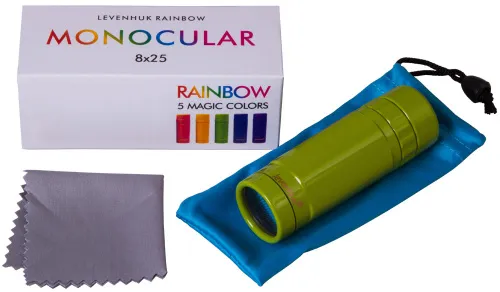 a fényképen:  Levenhuk Rainbow 8x25 egyszemes távcső,  2