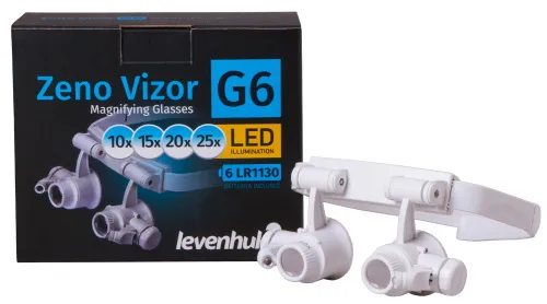 a képen:  Levenhuk Zeno Vizor G6 nagyítószemüveg,  10