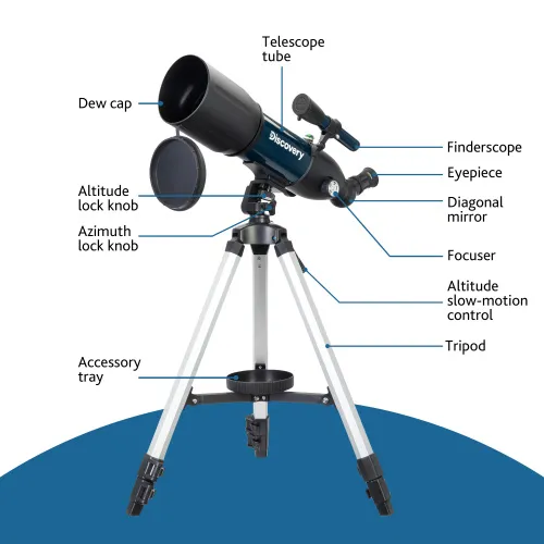 a fotón:  Levenhuk Discovery Sky Trip ST80 teleszkóp és könyv,  19