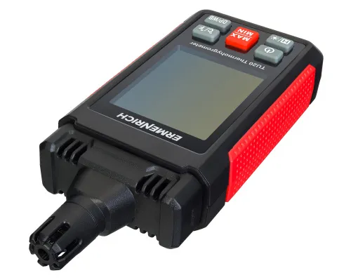 a fényképen:  Ermenrich Wett TU20 hőmérséklet- és páratartalom-mérő,  3