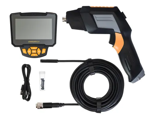 a fényképen:  Ermenrich Seek VE50 ipari endoszkóp,  2