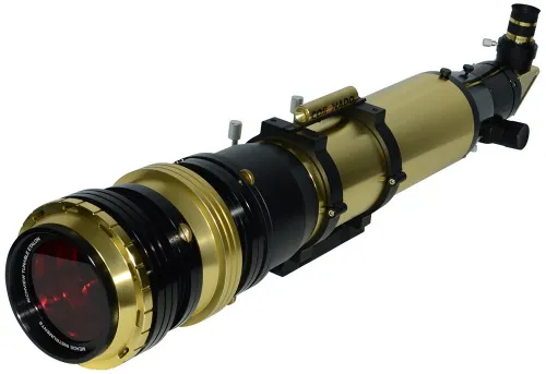 a fotón:  Coronado SolarMax III 90 mm Double Stack napteleszkóp RichView rendszerrel és BF15 szűrővel,  6