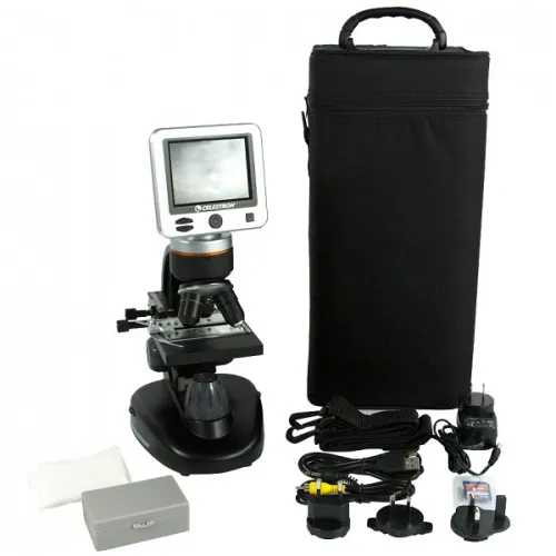 a képen:  Celestron LCD II digitális mikroszkóp,  3