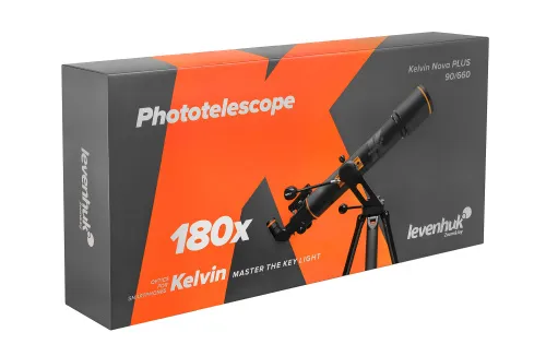 a fényképen:  Levenhuk Kelvin Nova PLUS 90/660 fotóteleszkóp ,  17