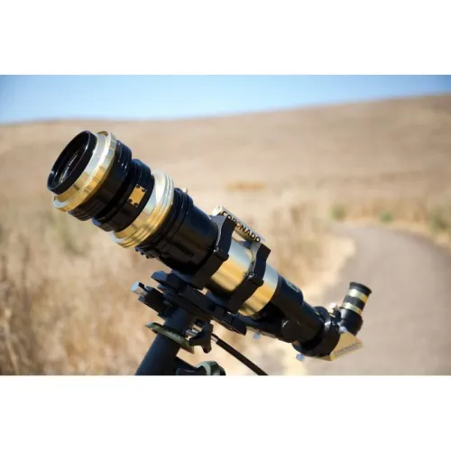 a fényképen:  Coronado SolarMax III 70 mm Double Stack napteleszkóp RichView rendszerrel és BF15 szűrővel,  8