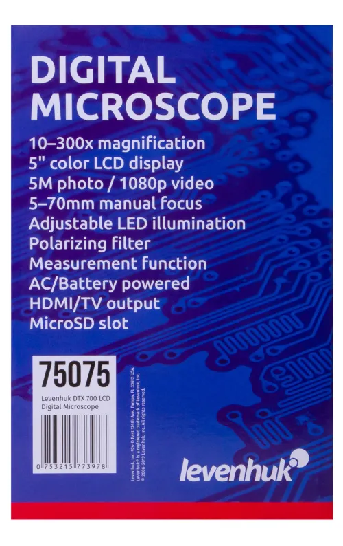 a fotón:  Levenhuk DTX 700 LCD-kijelzős digitális mikroszkóp,  24