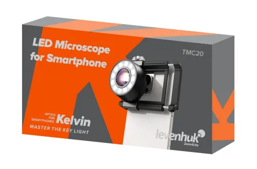 a fényképen:  Levenhuk Kelvin TMC20 LED-es mikroszkóp okostelefonhoz,  16