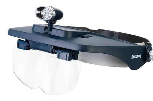 a fényképen:  Levenhuk Discovery Crafts DHD 30 fejre szerelhető nagyító,  8