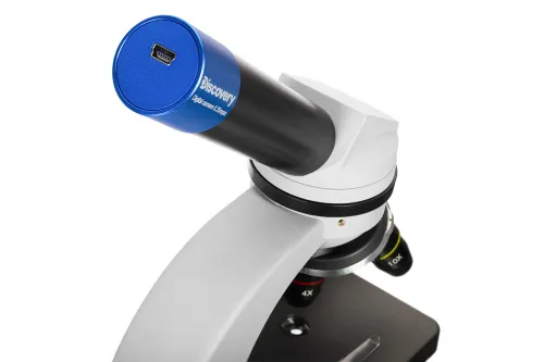 a fotón:  Levenhuk Discovery Nano Polar digitális mikroszkóp és könyv,  8