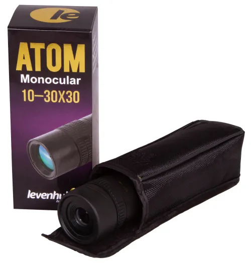 a képen:  Levenhuk Atom 10–30x30 egyszemes távcső,  10