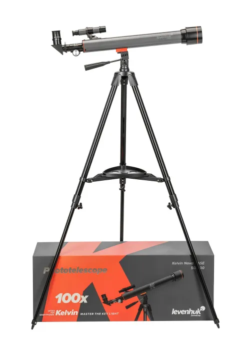 a képen:  Levenhuk Kelvin Nova BASE 50/600 fotóteleszkóp ,  2