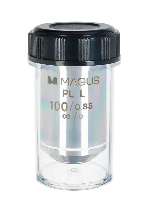 a fotón:  MAGUS 100PLL 100х/0,85 Plan H SzM 0,40 mm objektív,  2
