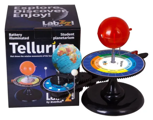 a fényképen:  Levenhuk LabZZ tellúrium,  2