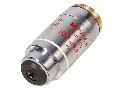 a képen:  MAGUS SFR100 APO60 Plan Apo 100х/0,90 P ∞/0 H 60 mm objektív,  2
