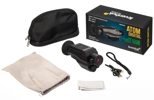 a fotón:  Levenhuk Atom Digital DNM100 éjjellátó egyszemes távcső,  2