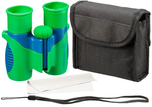 a fényképen:  Bresser Junior 6x21 kétszemes távcső gyermekek részére,  2