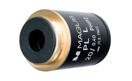 a fényképen:  MAGUS 20HP 20х/0,40 Plan L phase PHP2 ∞/1,2 SzM 8,0 mm objektív,  4