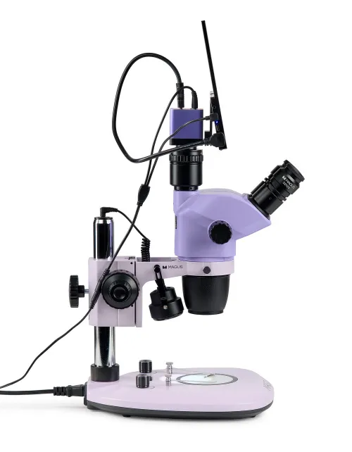 a fényképen:  MAGUS Stereo D8T LCD BASE digitális sztereomikroszkóp,  8