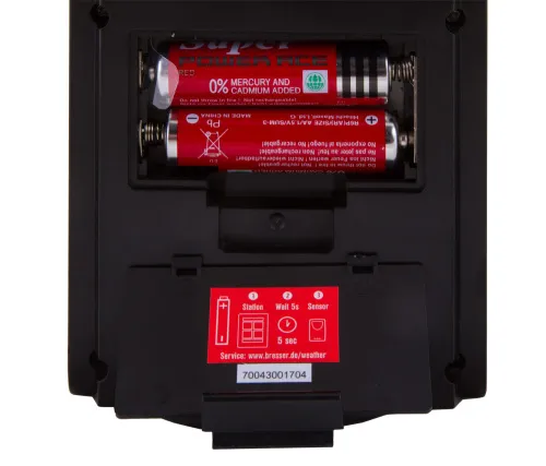 a fényképen:  Bresser TemeoTrend LB RC időjárás állomás,  6