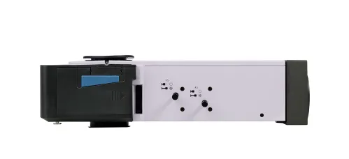 a fényképen:  MAGUS Epi-FL04 LED Epi-fluoreszcens tartozék, fluoreszcens szűrőkockák FITC/ TRITC/DAPI,  3