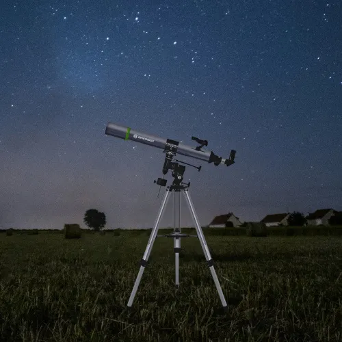 a fotón:  Bresser Space Explorer 90/900 EQ3 teleszkóp,  7