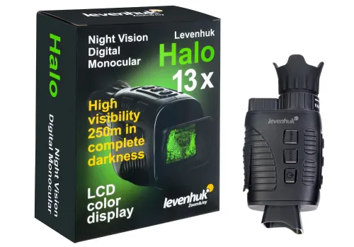a fényképen:  Levenhuk Halo 13X digitális éjjellátó egyszemes távcső,  3