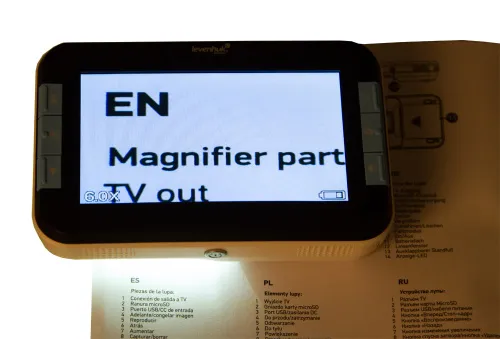 a fotón:  Levenhuk DTX 43 digitális nagyító,  10