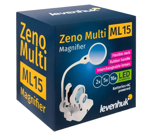a képen:  Levenhuk Zeno Multi ML15 fehér nagyító,  12