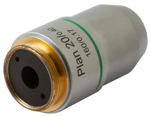 a fényképen:  Levenhuk MED 20x plan-akromatikus objektív,  3