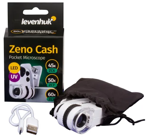 a képen:  Levenhuk Zeno Cash ZC7 zsebmikroszkóp,  2