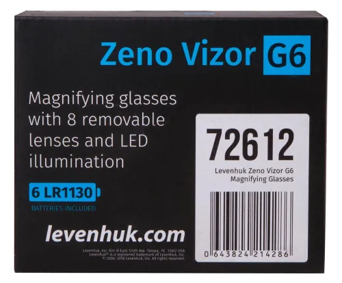 a képen:  Levenhuk Zeno Vizor G6 nagyítószemüveg,  13