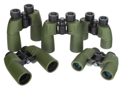a fotón:  Levenhuk Army 10x50 kétszemes távcső irányzékkal,  2