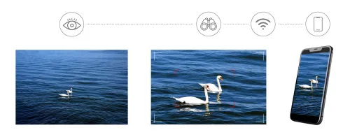 a fotón:  Levenhuk Kelvin Snap ED 8x42 digitális kétszemes fotótávcső,  5