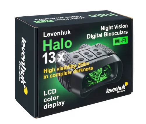 a fotón:  Levenhuk Halo 13X digitális éjjellátó kétszemes távcső,  12