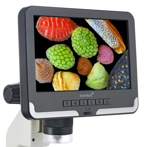 a fényképen:  Levenhuk Rainbow DM700 LCD digitális mikroszkóp,  7