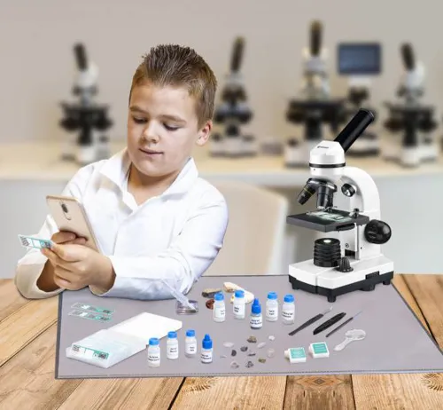 a fotón:  Bresser Junior mikroszkóp készlet,  3