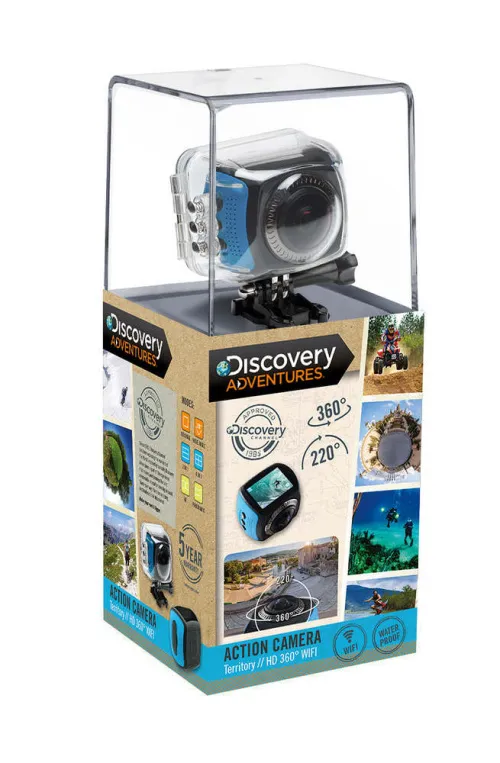 a fényképen:  Bresser Discovery Adventures Territory HD 360° Wi-Fi Action kamera,  6