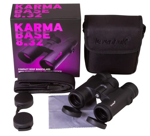 a fényképen:  Levenhuk Karma BASE 8x32 kétszemes távcső,  2