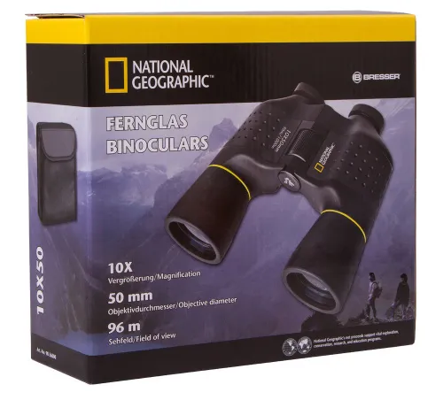 a fotón:  Bresser National Geographic 10x50 kétszemes távcső,  9