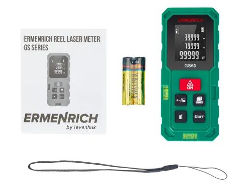 a képen:  Ermenrich Reel PLUS GS60 lézeres mérő,  2
