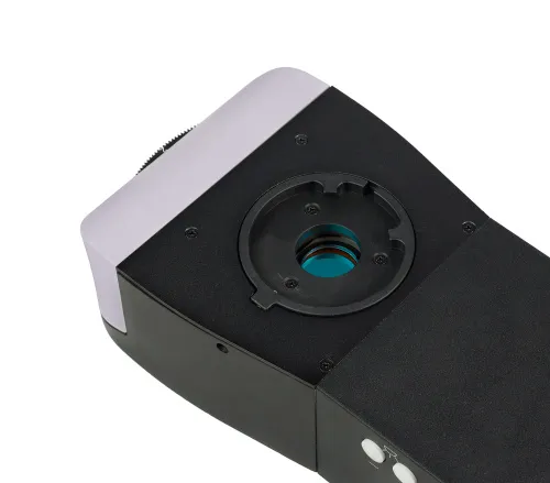 a fényképen:  MAGUS Epi-FL04M LED Epi-fluoreszcens tartozék, fluoreszcens szűrőkockák B/G/UV,  8