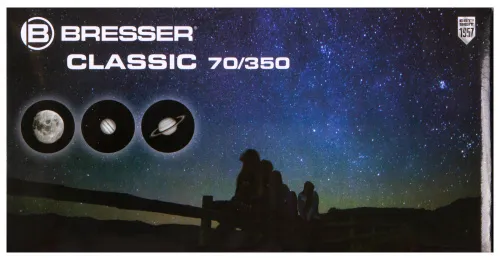 a képen:  Bresser Classic 70/350 AZ teleszkóp,  14