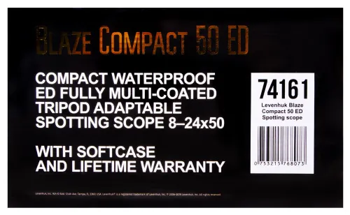 a fotón:  Levenhuk Blaze Compact 50 ED figyelőtávcső,  19