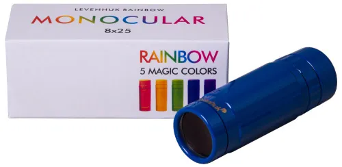 a fényképen:  Levenhuk Rainbow 8x25 egyszemes távcső,  3