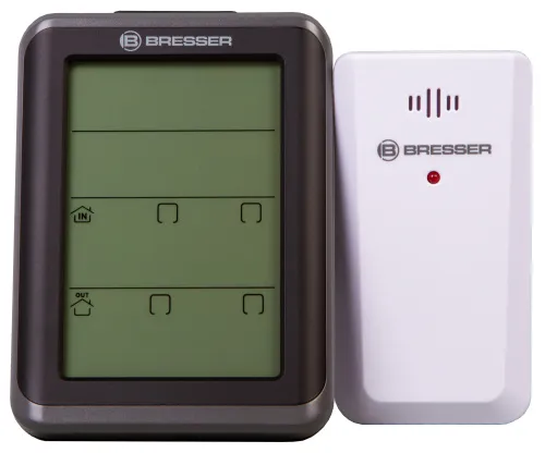 a fényképen:  Bresser MyClimate hő / higrométeróra, fehér,  11