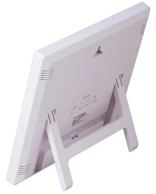 a fotón:  Bresser TemeoTrend JC LCD RC időjárás állomás (falióra), fehér,  5