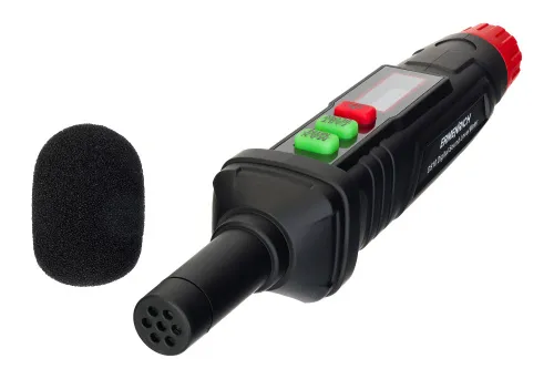 a fényképen:  Ermenrich Seek DS10 digitális hangszintmérő,  2