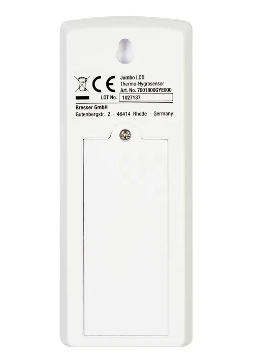 a fényképen:  Bresser MyTime Jumbo LCD falióra,  11